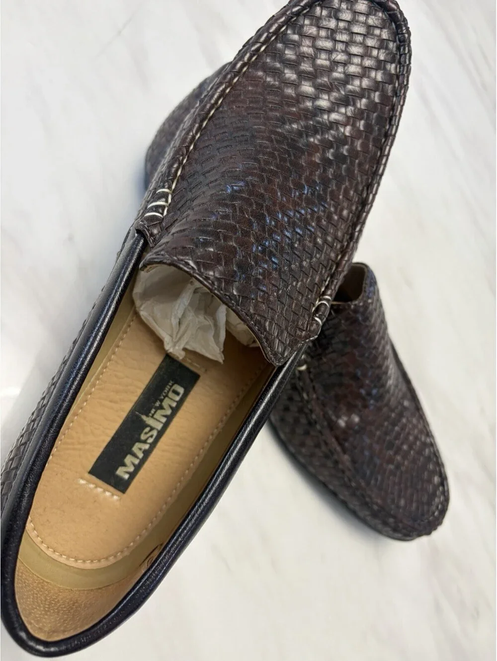 Masino Brown Leather  Hand Made Dress Men’s Shoes